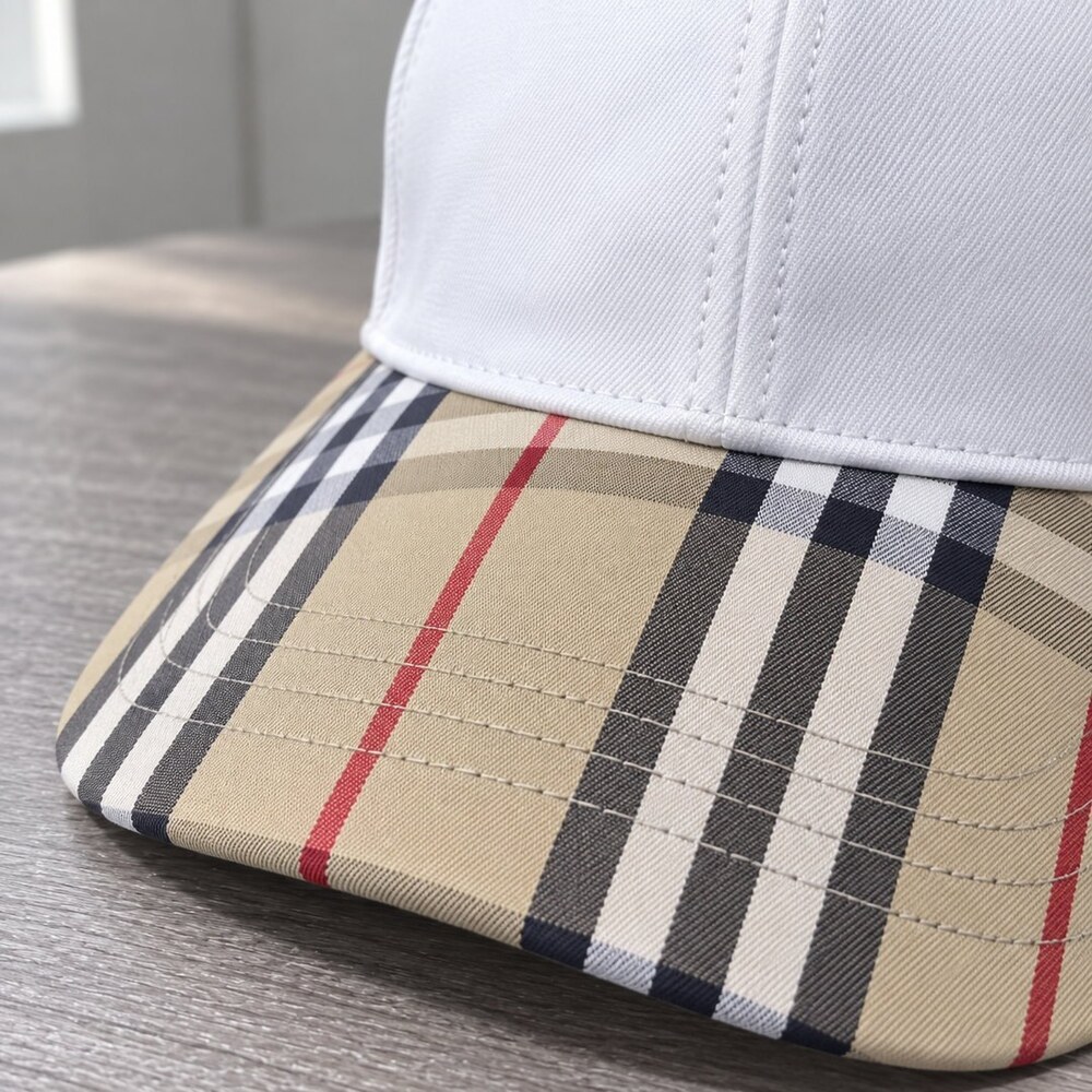 Burberry TB Monogram Check Cap - Picture 6 of 6